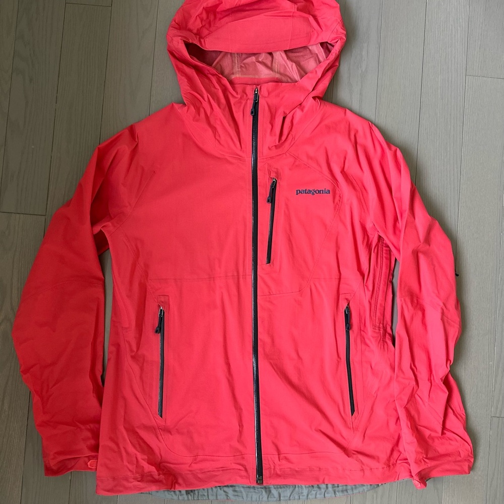 Patagonia Red/Orange Hooded Jacket